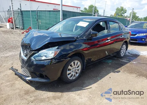 2017 Nissan Sentra S из США, поврежденный, VIN 3N1AB7AP3HY221048